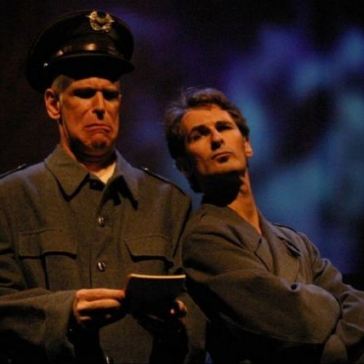 With Andrew Dawson in The Blue Flower