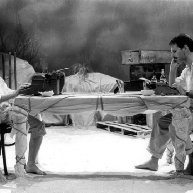 As Tennessee Williams in Adjoining Trances