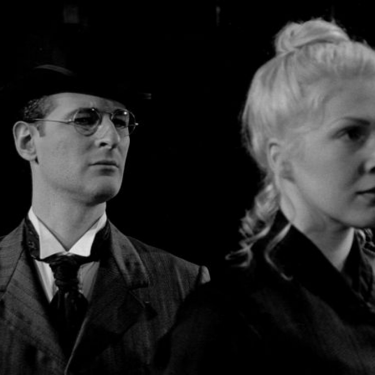 As Baron Tuzenbach with Julie Leedes in Three Sisters