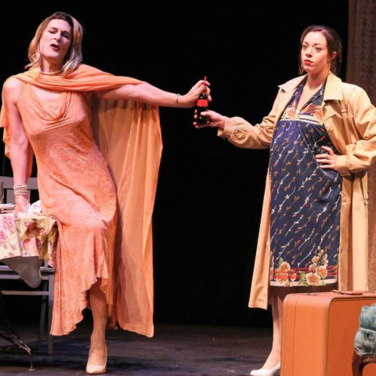 As Blanche DuBois in "Desire, Desire, Desire" at The Theater Project