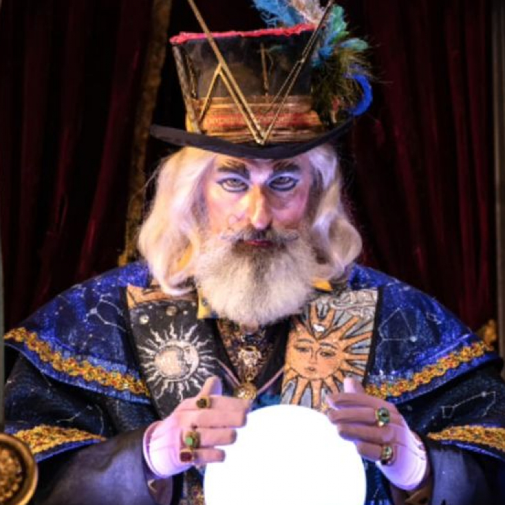 As The Amazing Karnak in "Ride the Cyclone" at Arena Stage